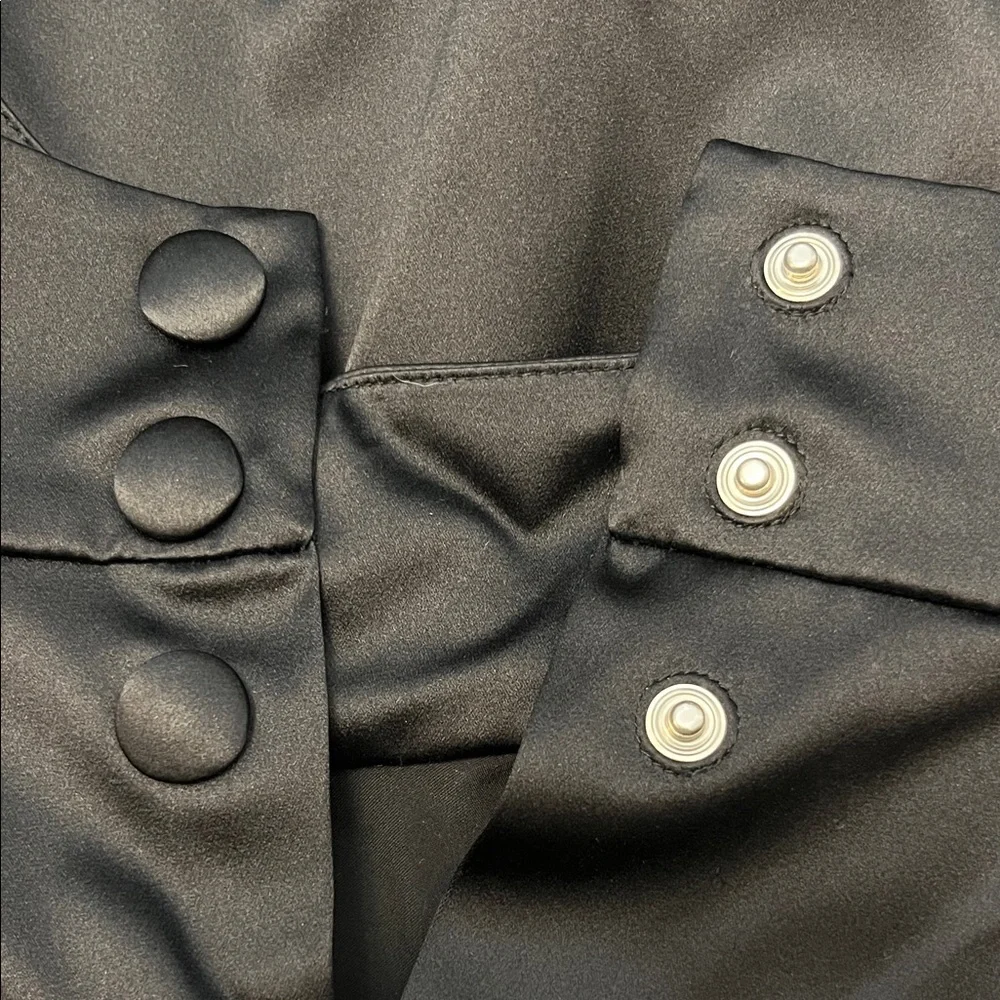 Prada Black Satin Blouse - Picture 8 of 8